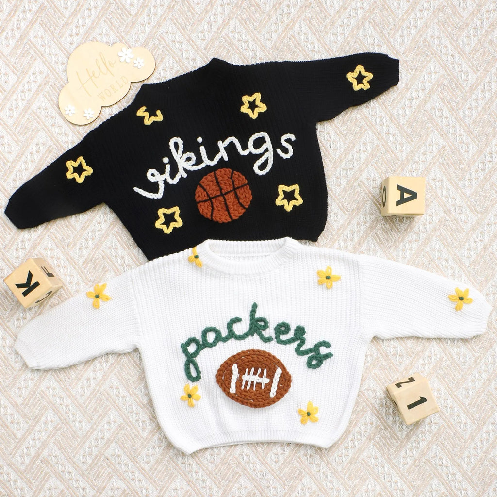 Personalized Sweater with Football