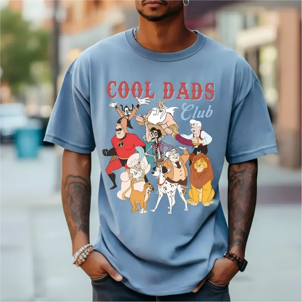 Retro 90s Disney Cool Dads Club T‑Shirt | Father’s Day Gift for Dad