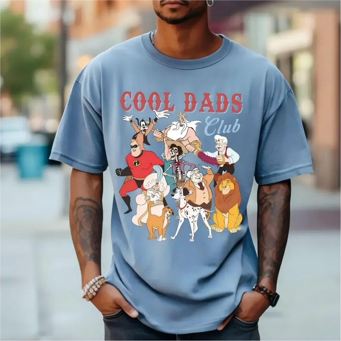 Retro 90s Disney Cool Dads Club T‑Shirt | Father’s Day Gift for Dad