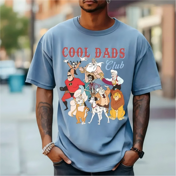 Retro 90s Disney Cool Dads Club T‑Shirt | Father’s Day Gift for Dad