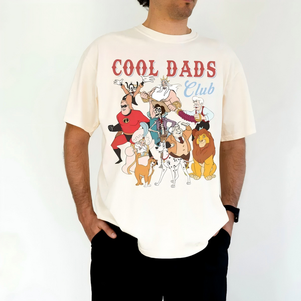 Retro 90s Disney Cool Dads Club T‑Shirt | Father’s Day Gift for Dad