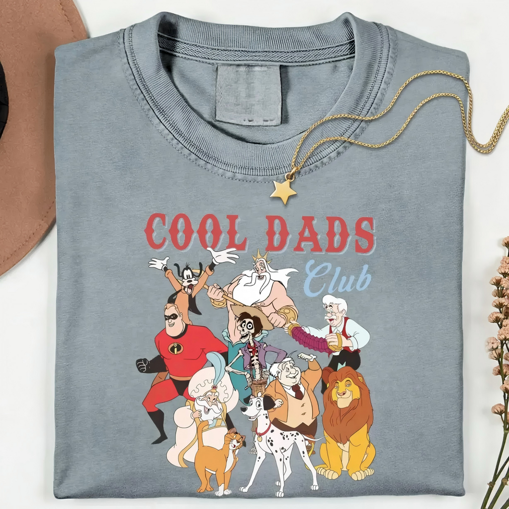 Retro 90s Disney Cool Dads Club T‑Shirt | Father’s Day Gift for Dad