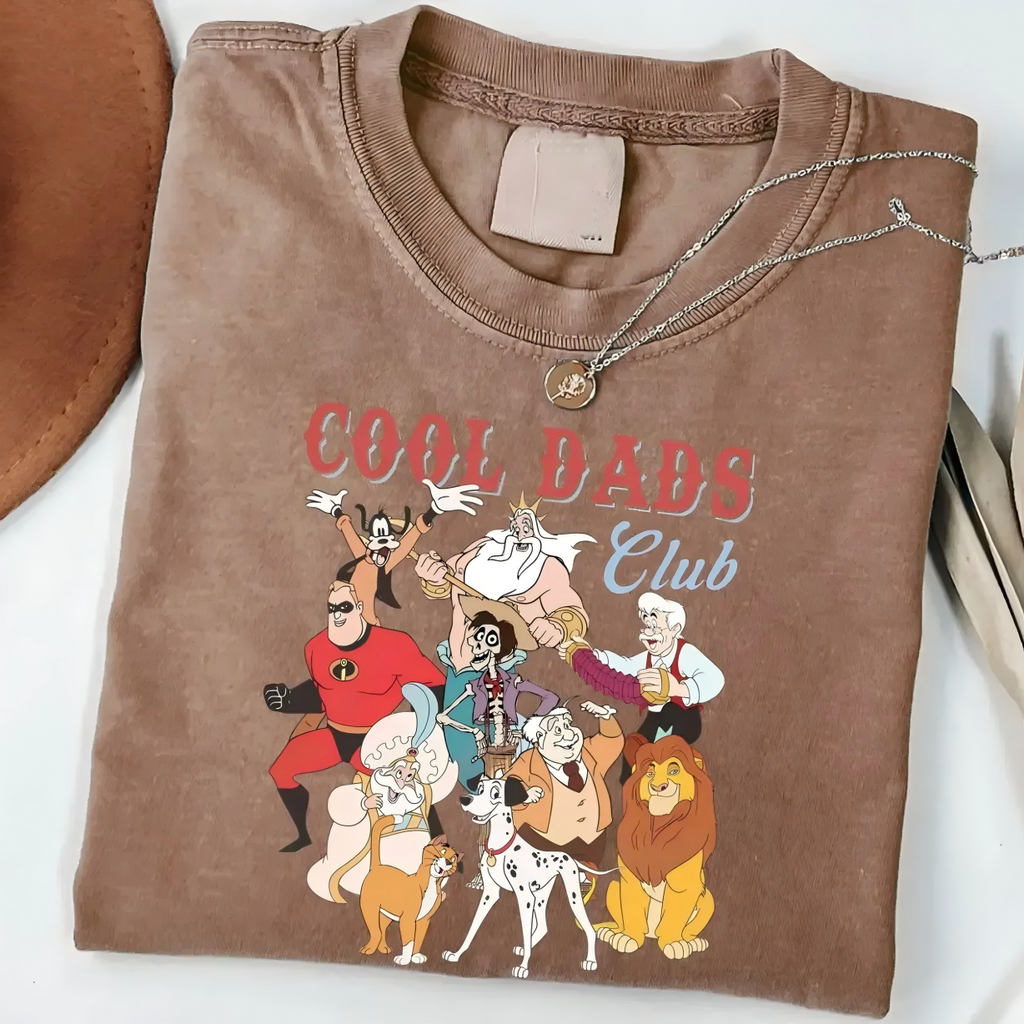 Retro 90s Disney Cool Dads Club T‑Shirt | Father’s Day Gift for Dad
