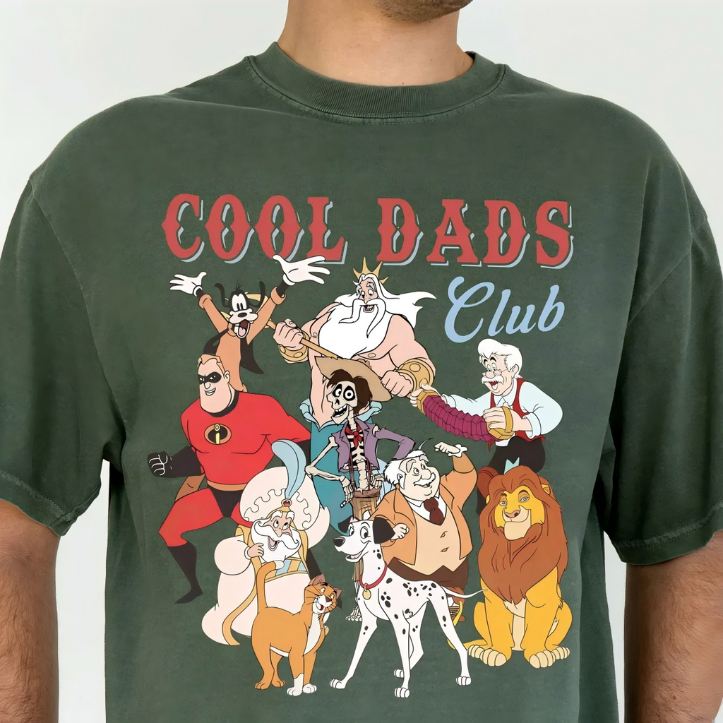 Retro 90s Disney Cool Dads Club T‑Shirt | Father’s Day Gift for Dad
