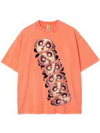 Stacked Faces Of Disarray Washed T-Shirt