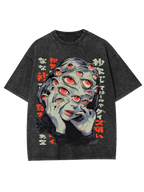 Thousand Staring Eyes Washed Graphic T-Shirt