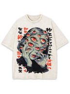 Thousand Staring Eyes Washed Graphic T-Shirt