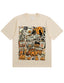 Vintage Halloween Spooky Season Graphic  Soft Cotton T-Shirt