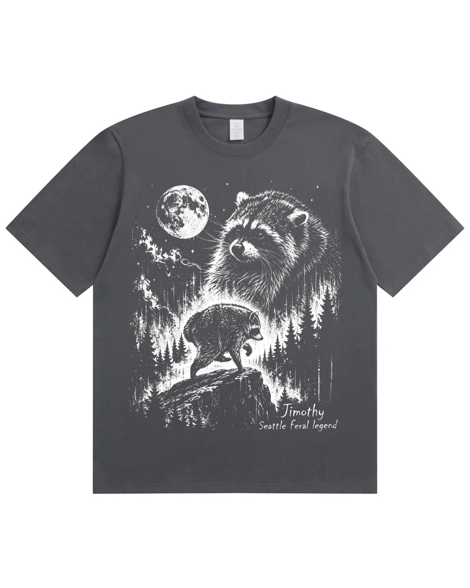 Vintage Jimothy Raccoon T-shirt Secondary image