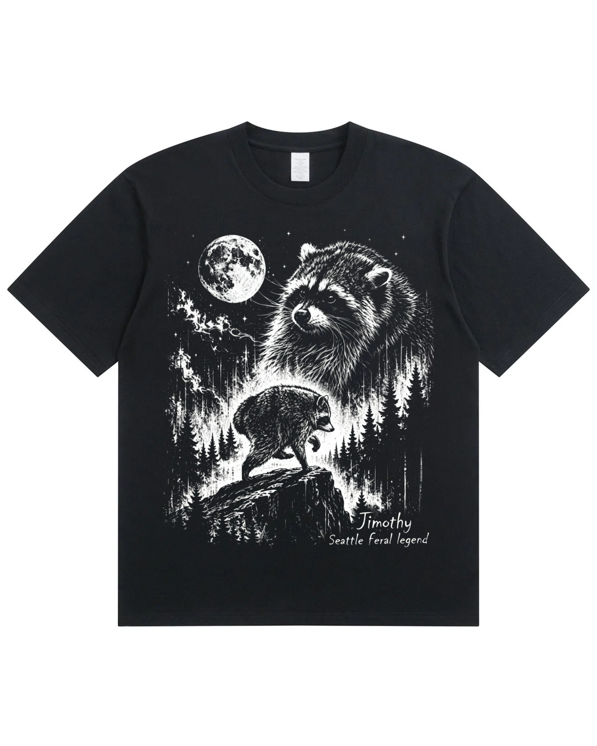Vintage Jimothy Raccoon T-shirt Main image