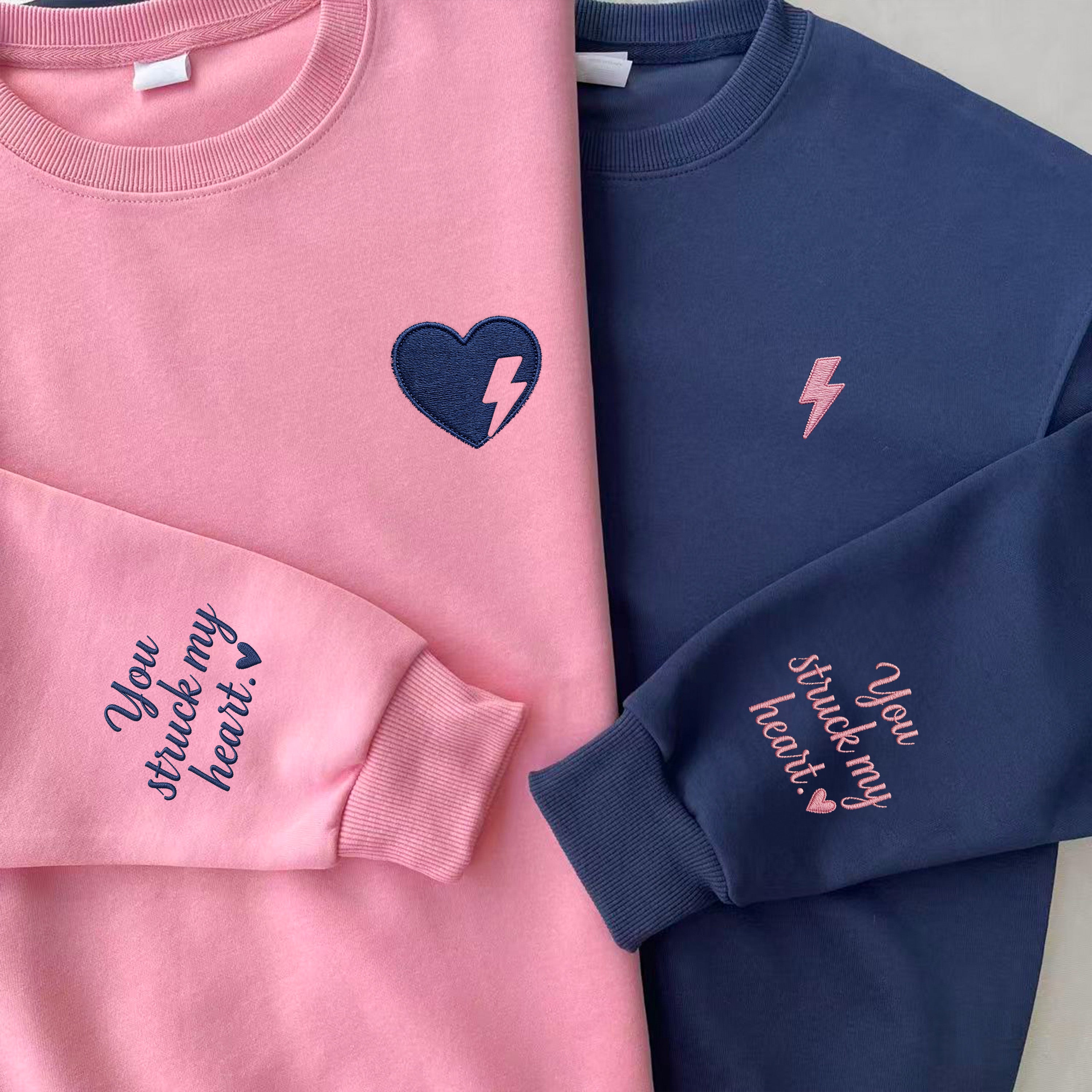 You Struck My Heart Custom Sweatshirt-Gift For Custom