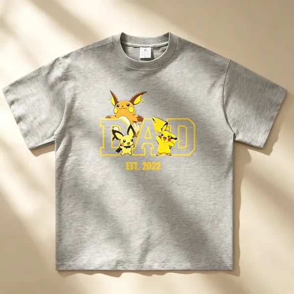 Personalized Pokemon Dad Shirt