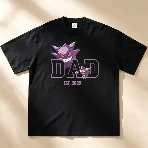 Personalized Pokemon Dad Shirt