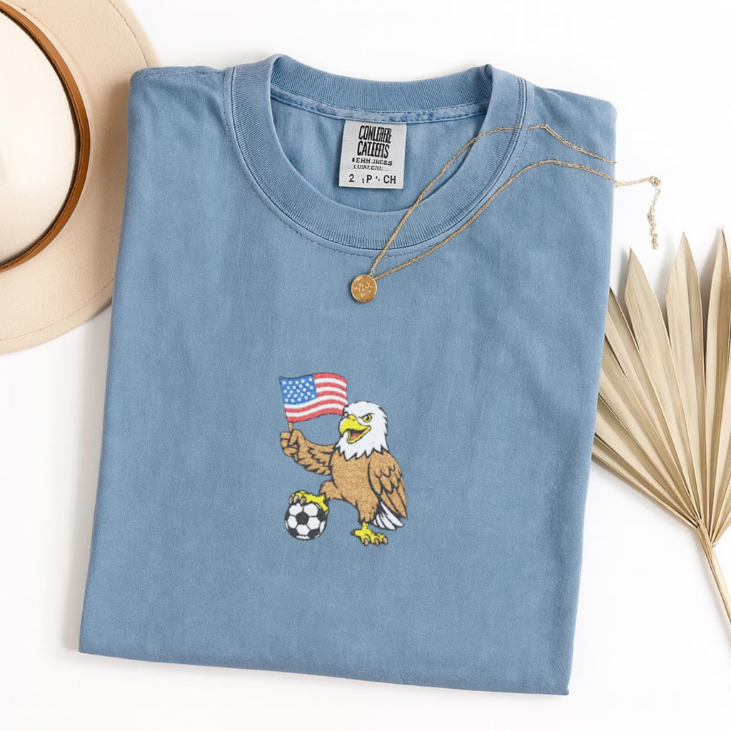 Embroidered USA Soccer Shirt