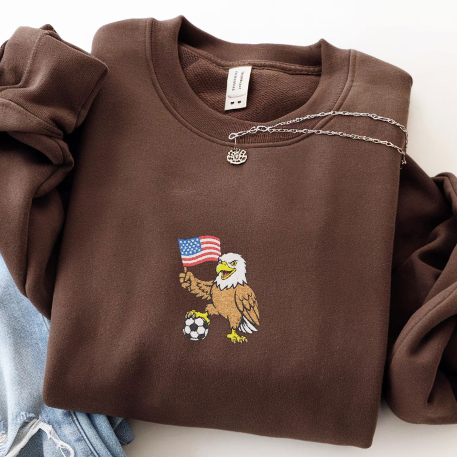 Embroidered USA Soccer Shirt