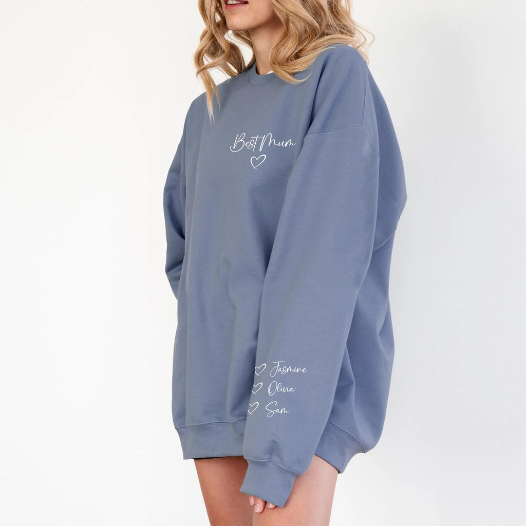 Custom Mummy Mama Sweatshirt - Personalised Mum Sweatshirt, Mother's Day Gifts