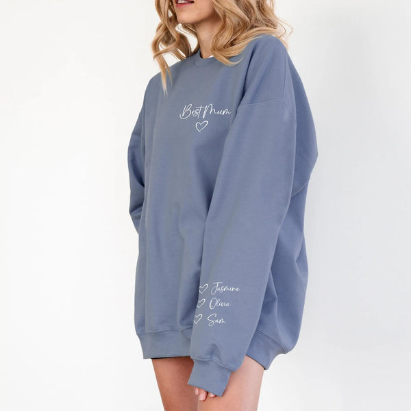 Custom Mummy Mama Sweatshirt - Personalised Mum Sweatshirt, Mother's Day Gifts