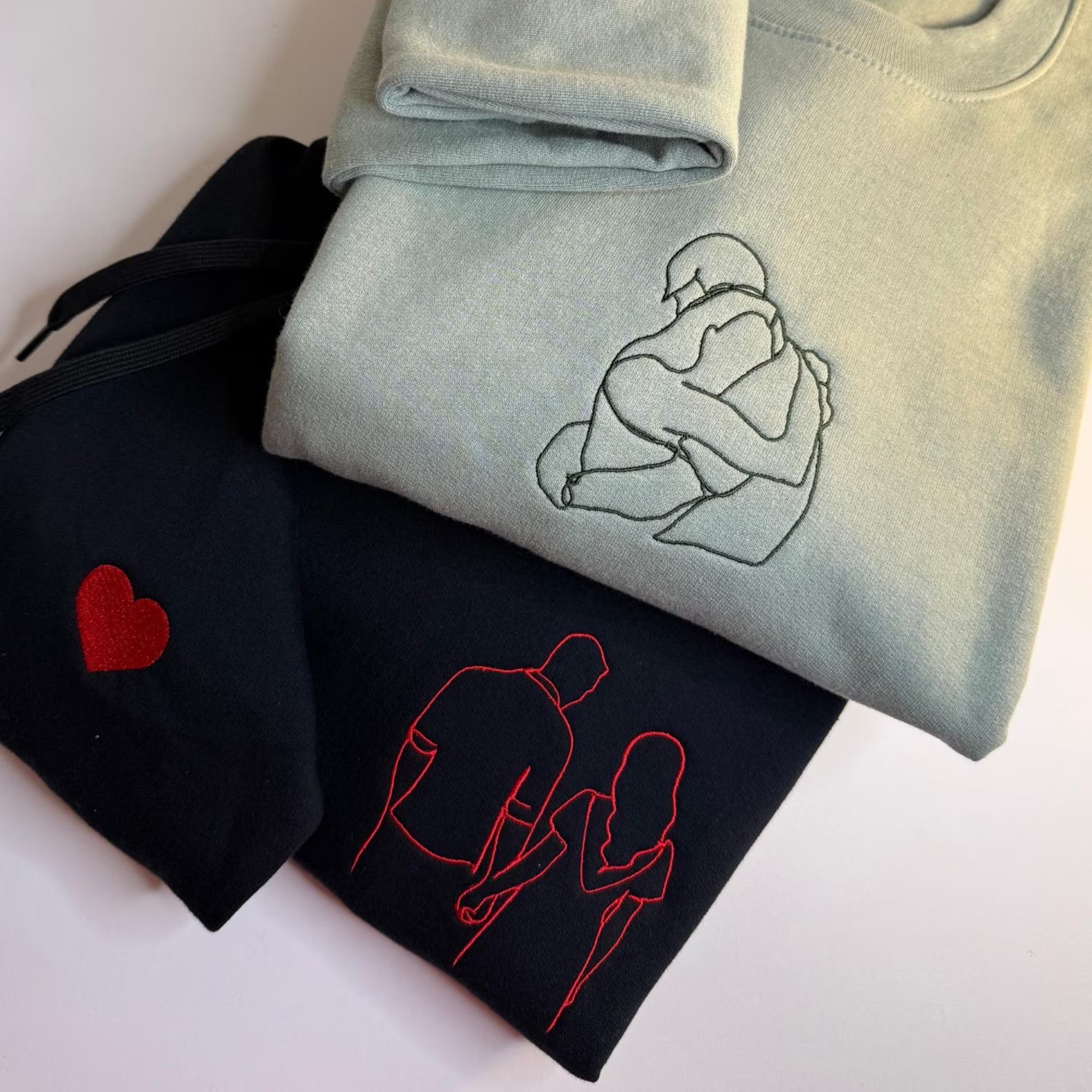 Custom Photo Embroidered Hoodie