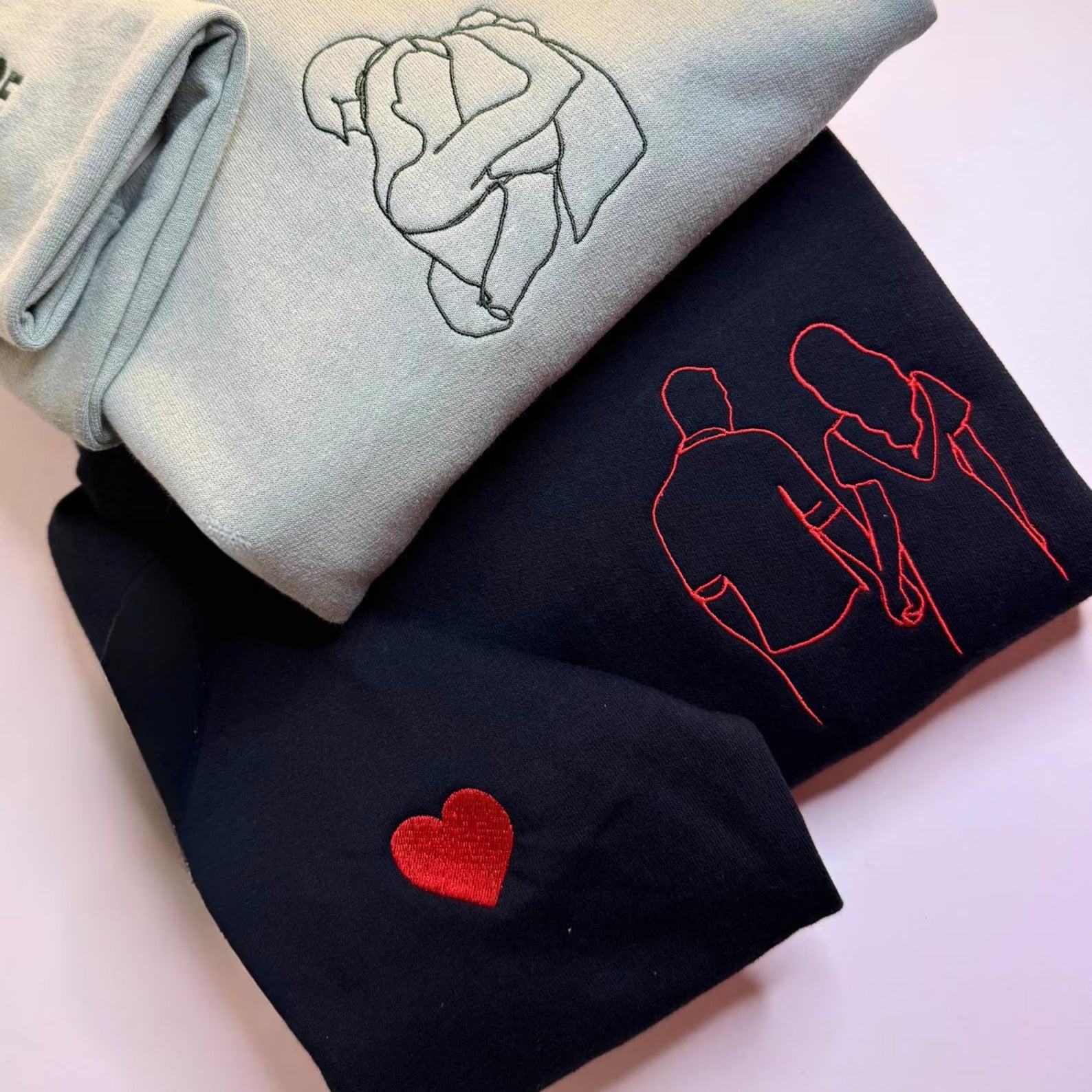 Custom Photo Embroidered Hoodie