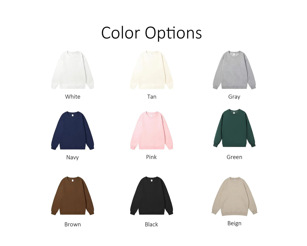 Couple Matched Custom Embroidered Sweatshirt-Gift For Custom