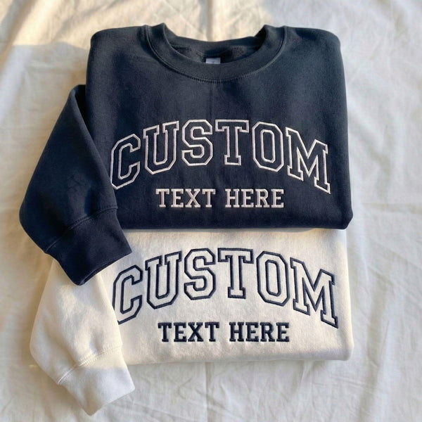Personalized College Letters Crewneck