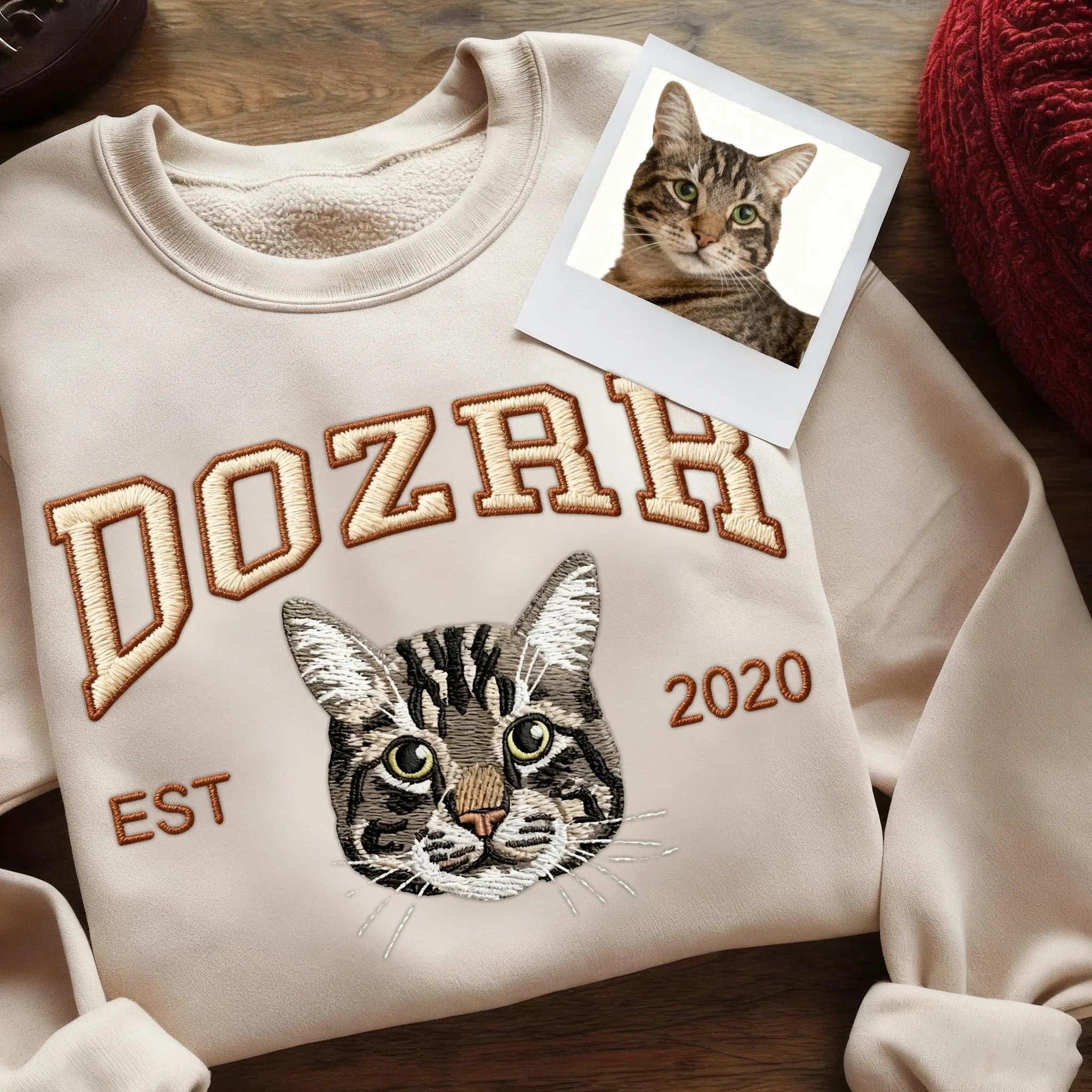 Pet Embroidered Sweatshirt