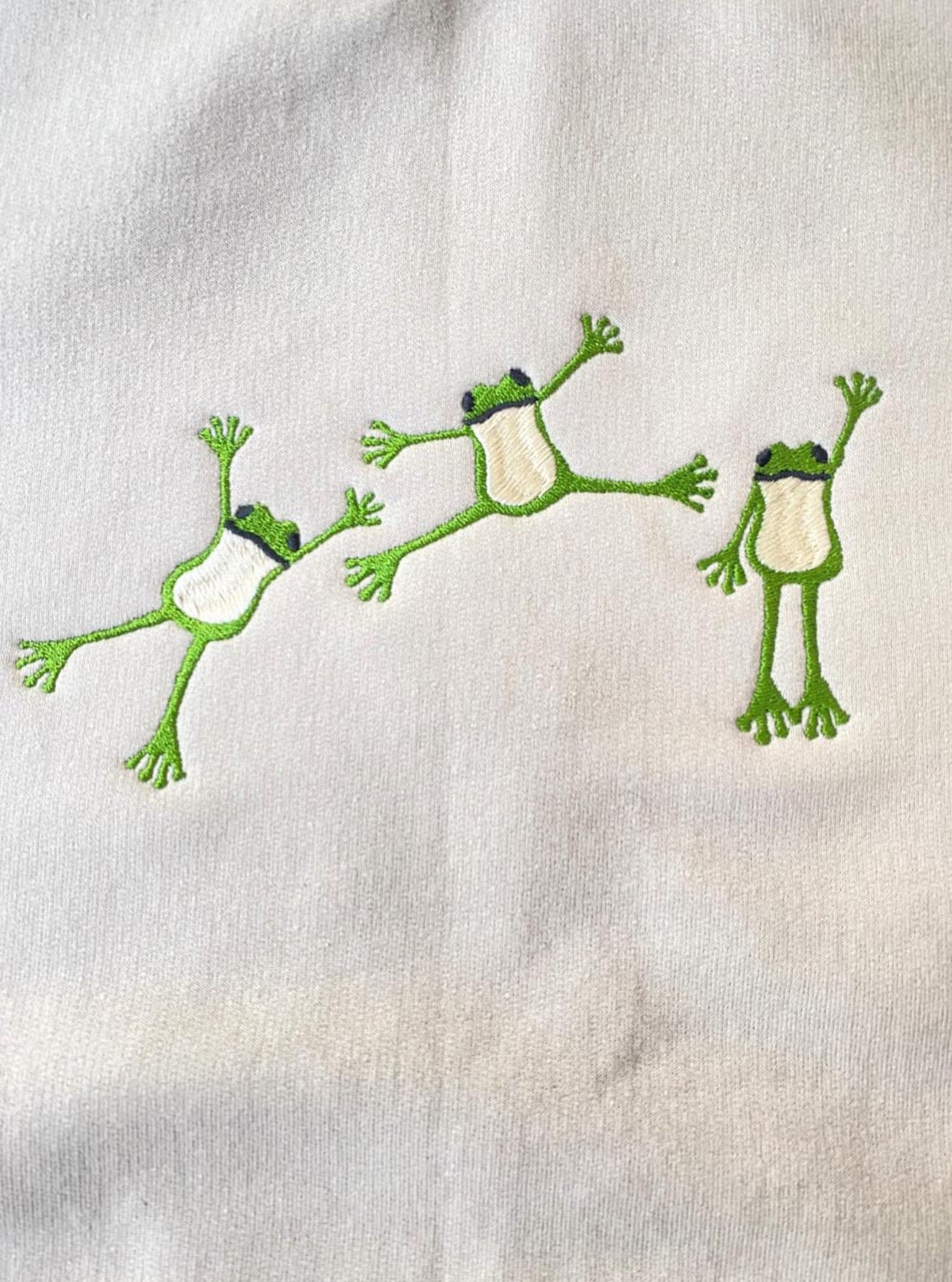 Frog Lover's Embroidered Sweatshirt-Gift For Custom