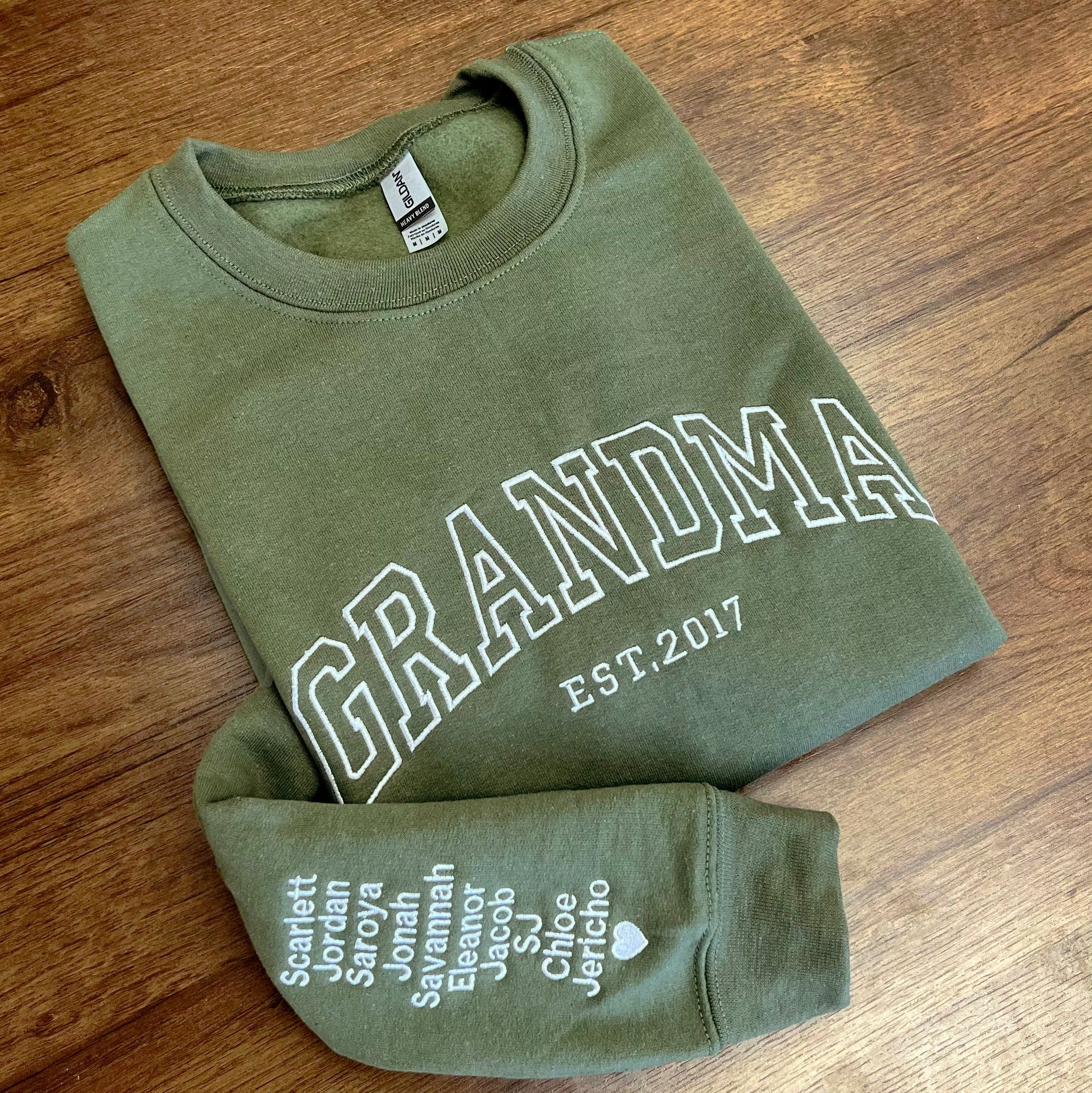 Personalized Mom Or Grandma Sweatshirt-Gift For Custom