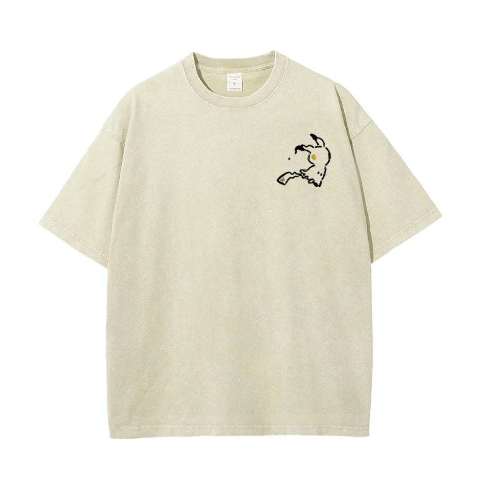 Oversized Pokemon Anime Vintage Tee | Pokemon Secondary image