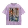 Ukiyoe Charizard vs Blastoise Pokemon Anime Vintage Tee | Pokemon