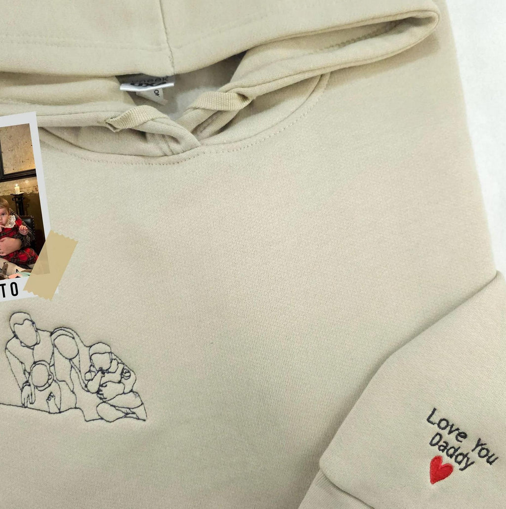 Custom Dad Photo Hoodie
