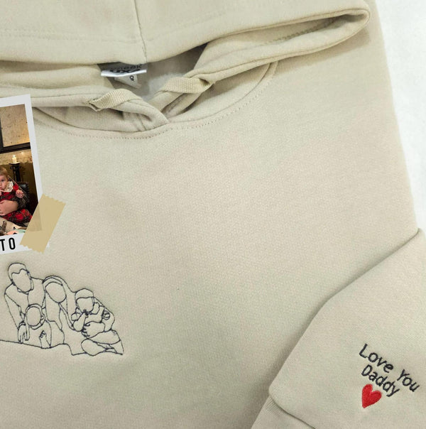 Custom Dad Photo Hoodie