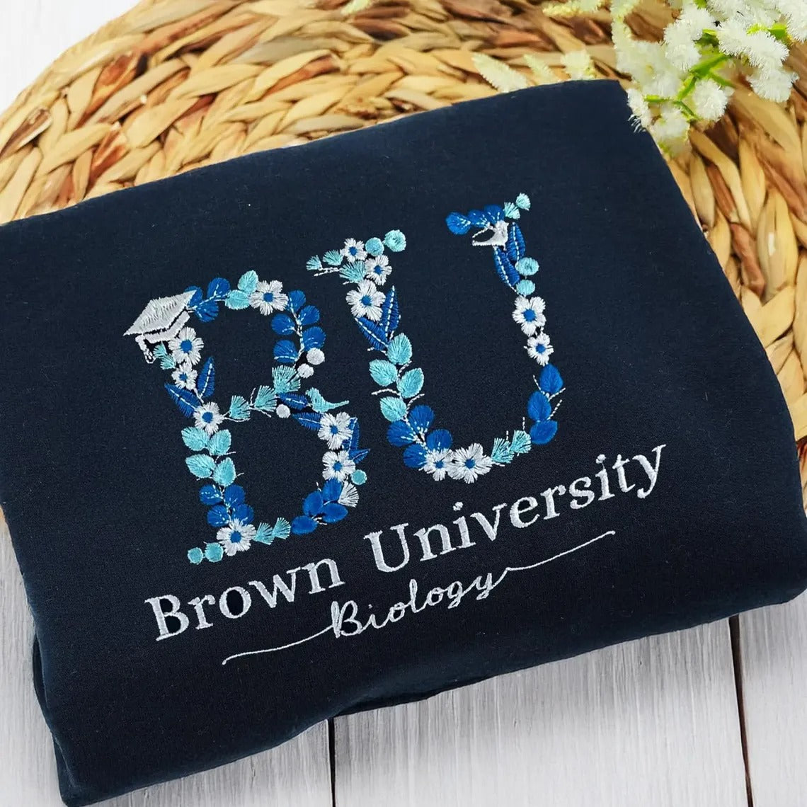 Custom College Embroidered Sweatshirt-Gift For Custom Main image