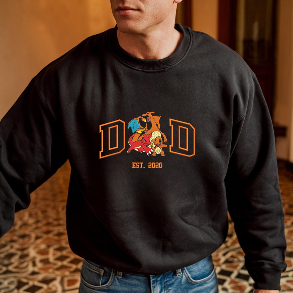 Custom PokaDad Embroidered Shirt-Gift For Custom
