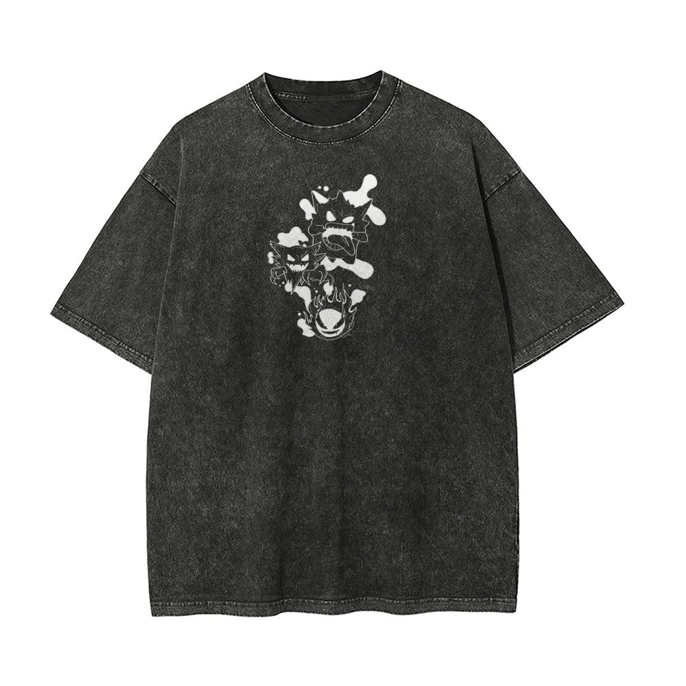 Unisex Fit Washed T-Shirt Pokémon