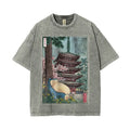 Ukiyoe Snorlax Pokemon Anime Vintage Tee | Pokemon