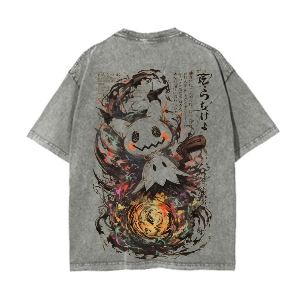 Oversized Pokemon Anime Vintage Tee | Pokemon