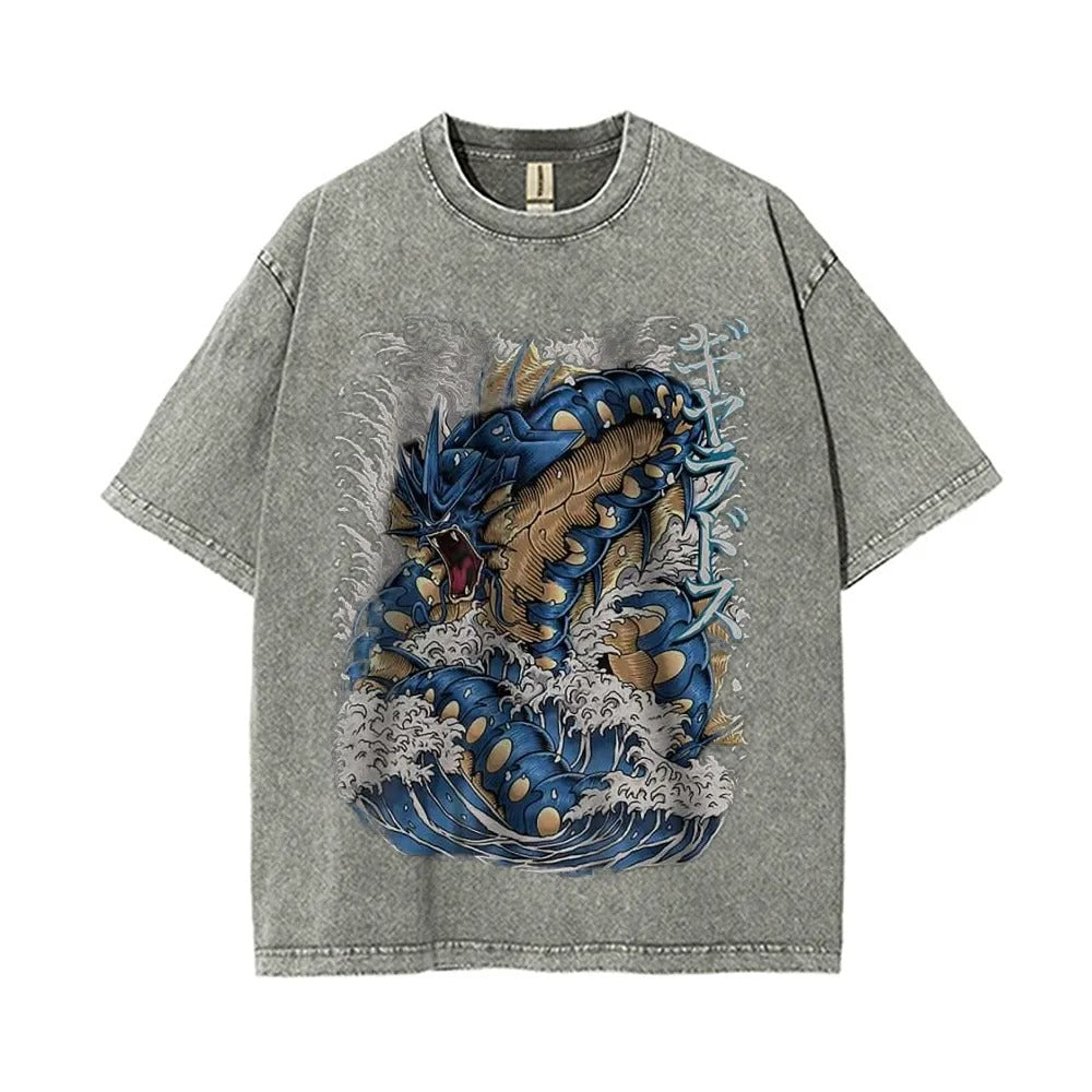 Gyarados Shirt, Pokemon Shirt, Anime Shirt, Vintage T-Shirt | Pokemon Secondary image