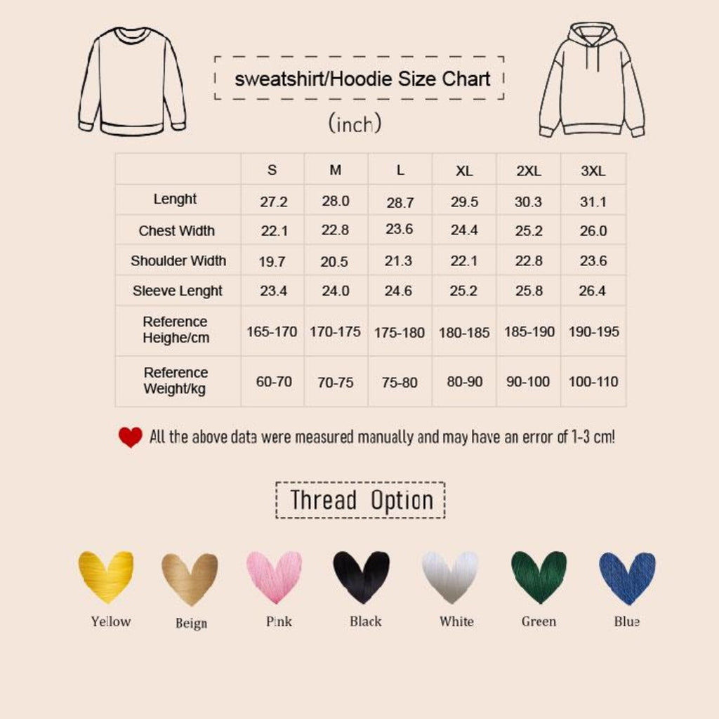 Custom Family Portrait Embroidered Sweatshirt