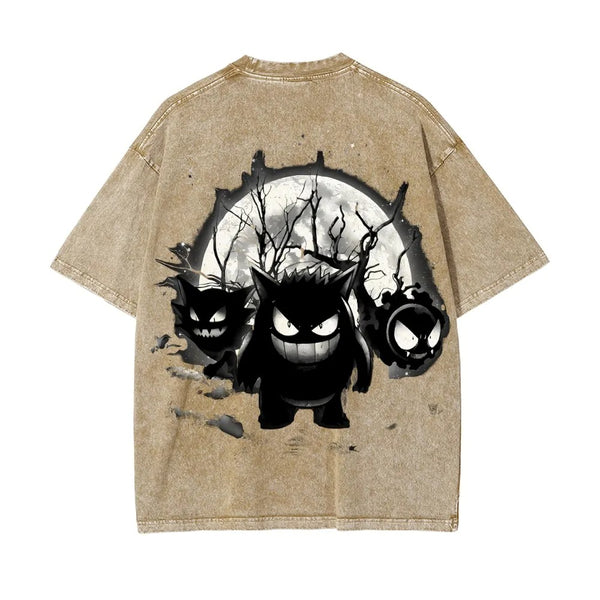 Unisex Fit Washed T-Shirt Pokémon