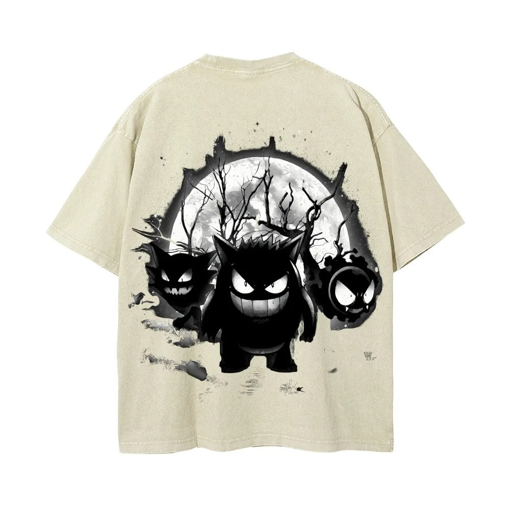 Unisex Fit Washed T-Shirt Pokémon