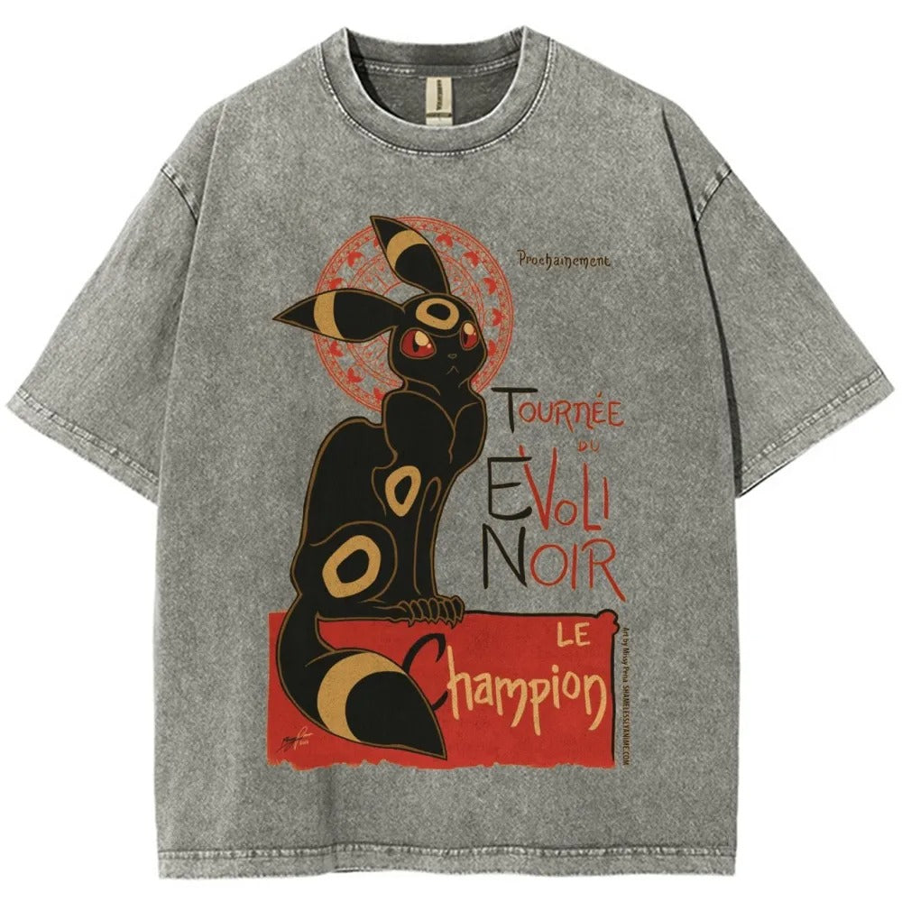 Unisex Vintage Washed Tee Pokemon
