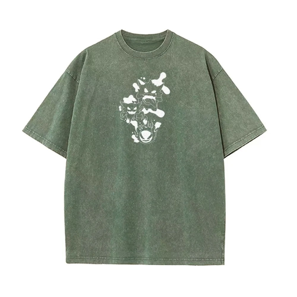 Unisex Fit Washed T-Shirt Pokémon