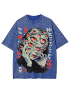 Thousand Staring Eyes Washed Graphic T-Shirt