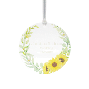 acrylic favor tag custgift.com